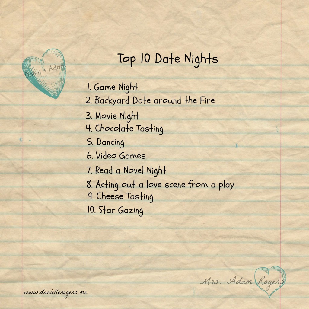 Top 10 Date Nights